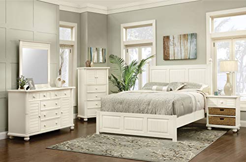 Sunset-Trading-Ice-Cream-At-The-Beach-Bedroom-Set-Queen-Size-Bed-Configurable-Antique-White Sunset Trading Ice Cream At The Beach Bedroom Set, Queen Size Bed, Configurable, Antique White