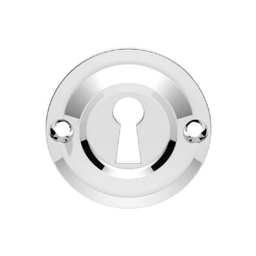 Carlisle Brass AQ41CP Victorian Escutcheon Lock Profile Round FACE FIX, Gold