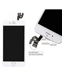 Pantalla de repuesto compatible con iPhone 7 negro 4,7 pulgadas LCD pantalla táctil digitalizador conjunto de pantalla y kit de herramientas de reparación y protector de pantalla