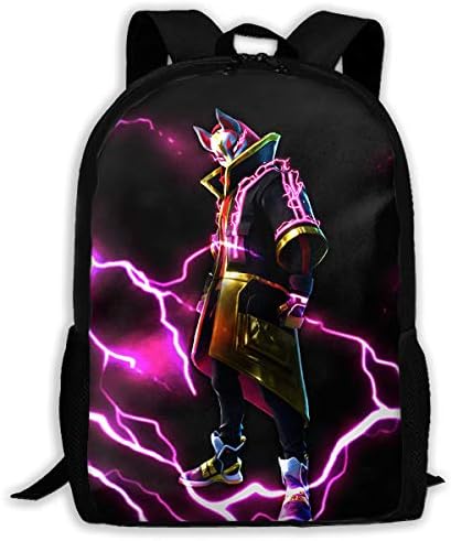 GREATIBAG Fortni Graphic School Backpack Durable Lightweight Large Space Waterproof Daypacks Student Adult