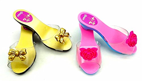 Super star 19 piece Dress up Shoes and Jewelry set - Fashion Girl Princess Dress Up and Role Play Collection Shoe set and Jewelry Boutique - Thumbnail 4
