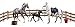 Breyer Freedom Series (Classics) Heroes of The West 3 Horse Playset | Model Horse Toy | 1:12 Scale (Classics) | Model #61098