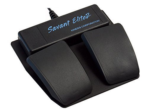 Kinesis Savant Elite2 Programmable USB Foot Pedal (FP20A- Dual Pedal)