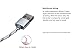 Multi USB Charging Cable By Trendsetter 3 in 1 Nylon Braided Multiple Fast Charger Cord adapter 3ft(1m) Tangle free with Micro USB / Type C Connector Compatible for Phone 7/7 Plus/Galaxy S8 and more
