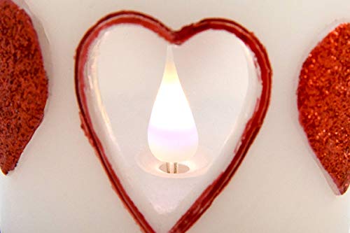 Heart Flameless Candle with Timer - Image 6
