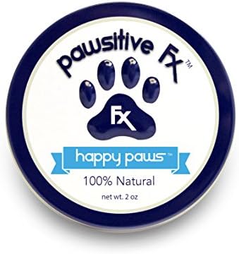 PawsitiveFX Happy Paws All Natural Paw Balm for Dogs. Made from Plant Based Oils. 2oz Tin.