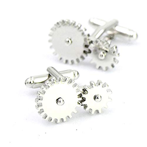 QY-Our Cufflinks for Men, Elegant Style Cufflink with Gift Box for Shirt Fashion Cube Cufflinks