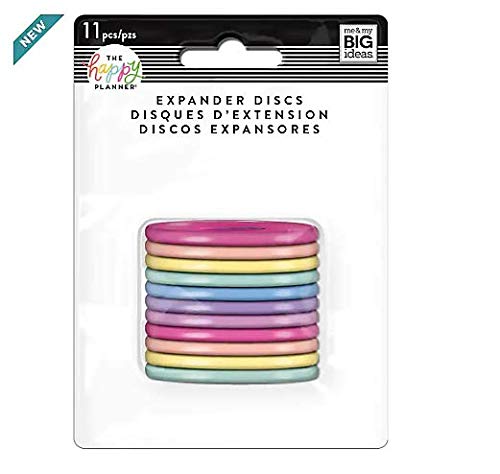 Me & My Big Ideas Happy Planner 2022 Multicolor Metal Expander Discs (11 Discs, 1.75 inches)