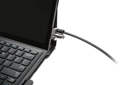Kensington N17 Keyed Laptop Lock for Dell Devices, Black and Silver (K64440WW)