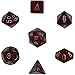 Chessex Polyhedral 7-Die Dice Set - Speckled Silver Volcano