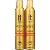 F'reeze It Haircare F'reeze Frame Hair Spray Mega Freeze Extreme Hold, 10.0 oz, (pack of 2)