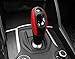 Eppar New Protective Shift Knob Cover Compatible with ALFA Romeo Giulia 2016-2019 (Red)