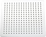 GRIFEMA 12 Inch Rain Shower Head Square High-Pressure 304 Stainless Steel Chrome view 2