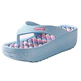 Yueqier Women's Flip Flops Platform Heels Shower Beach Girls Sandal Slippers