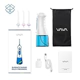 VAVA Water Dental Flosser with 3 Interchangeable Jet Tips, Easy-to-Clean Water Reservoir, Preset Modes for Optimal Flossing, Leak-Proof Electric Dental Floss, Portable Cordless Design