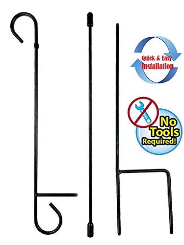 Pacific Flag Supply Garden Flag Pole Stand 36 Tall By 16 Wide
