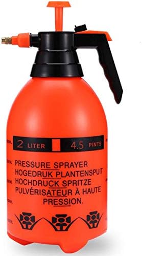 One-Hand Pressure Sprayer, 2-Liter, Ergonomic Grip for Gardening, Fertilizing, Cleaning & General Use Spraying