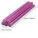 COCODE 12 Colors 120Pcs Hot Glue Gun Sticks 7mm by 10cm Hot Melt Glue Sticks Mini Glitter for DIY Art Craft Woodworking
