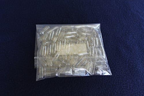 HealthViaNature 100 Clear Gelatin Empty Capsules (size 0)