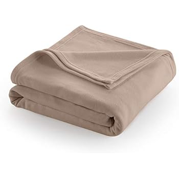 Martex Super Soft Fleece Blanket - Full/Queen, Warm, Lightweight, Pet-Friendly, Throw for Home Bed, Sofa & Dorm - Linen