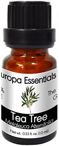 Europa Essentials 100% PURE Therapeutic Grade Essential Oils, 31 Aromatherapy Scents Collection – Tea Tree, 10ml