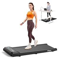 MERACH Walking Pad Treadmill with 0-9% Incline, Under Desk Treadmill Space-Saving Design, Remote Control & App, One-Piece Molded, 265 lbs Capacity, Walking Machine for Home