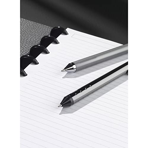 TUL® Fine Writing Solid Metal Barrel Ballpoint Pen With 2 Refills