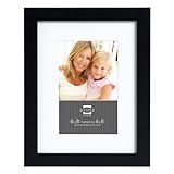 Prinz 6 by 8-Inch Matted to 4 by 6-Inch Gallery Expressions Frame, Black Finish