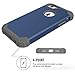 MAXCURY Case for iPhone 6, iPhone 6s Case, 3 in 1 Shockproof Slim Hybrid Hard PC Soft Silicone Rugged Rubber Bumper Full Body Protective Case Cover for iPhone 6/6S (4.7 inch) (Navy Dark Grey)