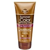 Banana Boat Summer Color Self Tanning Lotion -Deep Dark-6 oz (Pack of 4) by Banana Boat