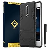 Nokia 8 Case [Built-in Kickstand] [Shock Absorbing] Detachable 2 in 1 Hybrid Heavy Duty Armor Dual Layer Rugged Protective Hard Back Cover Case for Nokia 8 TA-1004 TA-1012 TA-1052 5.3
