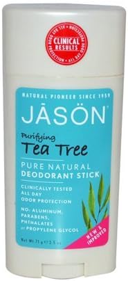 New - Jason Deodorant Stick Tea Tree - 2.5 oz
