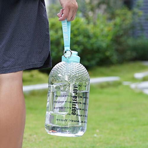 BOTTLED JOY 1 Gallon Water Bottle, BPA Free Large Water Bottle