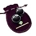 Kegel Exercisers 2-pcs Set, Undrilled,1.2' Diameter, Black Obsidian Gemstone, for Kegel Exercises to Train and Strengthen Pelvic Floor Muscles to Counter Urine Incontinence