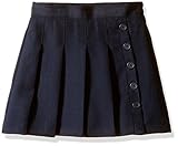 Nautica Little Girls' Uniform Pleated Scooter, Navy, 5