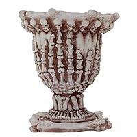 Haunted Hill Farm 9.5 in. Skeleton Vase Decoration | Spooky Bone Design | Lightweight | Use for Faux Flowers or Candy | Halloween Haunted House Props | HHSKELVASE-1,Multicolor Haunted Hill Farm 9.5 in. Skeleton Vase Decoration | Spooky Bone Design | Lightweight | Use for Faux Flowers or Candy | Halloween Haunted House Props | HHSKELVASE-1,Multicolor