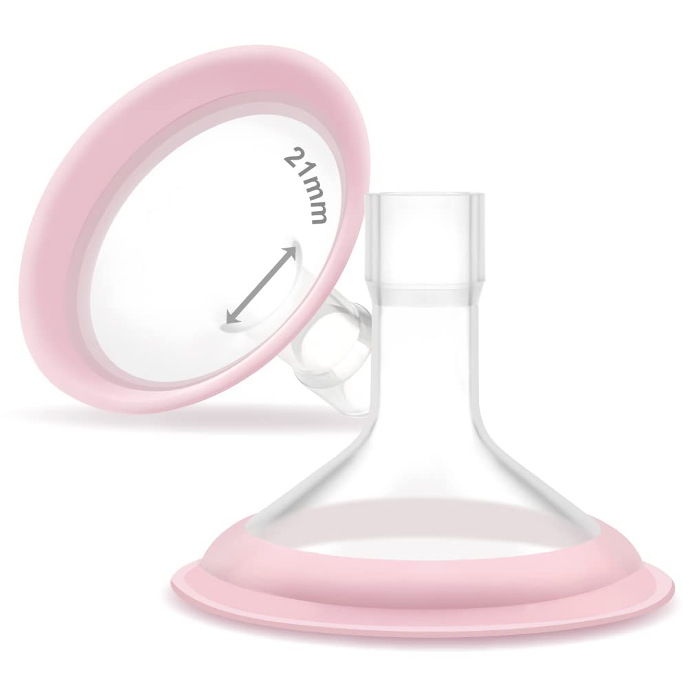 Photo 1 of 21mm Maymom MyFit Shields, Pano Series; Compatible with Medela Breast Pump- PersonalFit, Freestyle, Harmony, Maxi, Freestyle Flex Connector; Connect to Maymom Widemouth/Narrow Connector, 2pcs