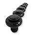 Culina Wine Bottle Stopper Caps. Set of 6. Air Stopping Wine Saver Sealing Plugs
