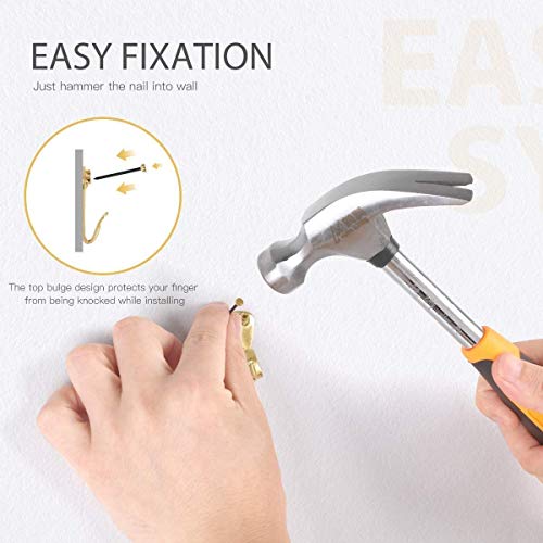 75 lbs Heavy Duty Picture Hanging Hooks, 40pcs Picture Frame Hangers