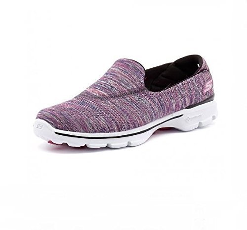 Skechers performance women s go walk glitz walking shoe purple/mu…
