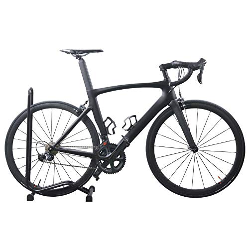 Carbon Road Bike Frame Chinese Carbon Road Frame Cycling Bicicleta Road Bicycle Frame with Fork Seatpost (Black Matte, 58cm) - Thumbnail 5
