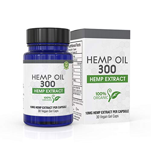 Hemp Oil Capsules for Pain and Anxiety:Sleep:Inflammation:Mood:Stress and More-Potent Pure Hemp Seed Extract Full Spectrum:Rich in MCT-Omega 3,6,9: Made and Grown in USA