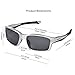 Duduma Uv400 Protection Polarized Rectangle Sports Sunglasses for Cycling Running Baseball Fishing Tr603 Unbreakable Frame