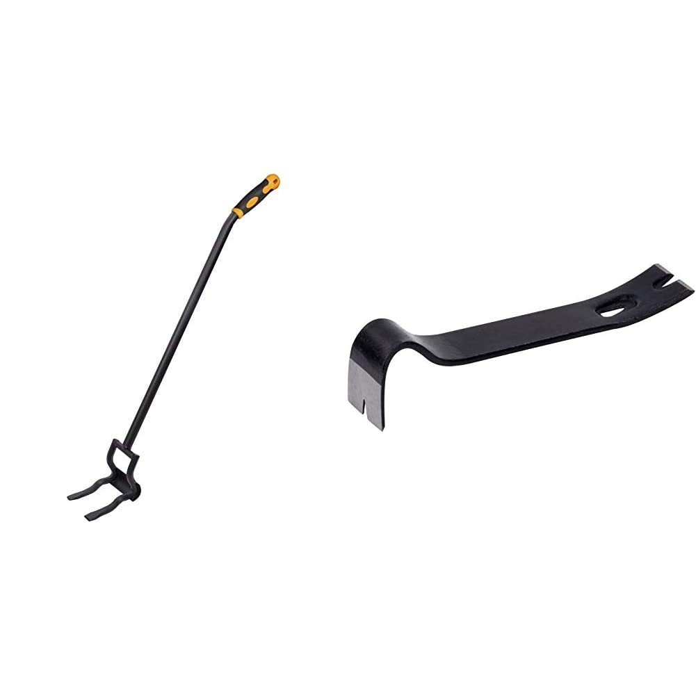 Roughneck ROU64640 Easy Use Demolition and Lifting Bar Useful for Wooden Pallets & ROU64494 Alloy Steel Utility Bar 178mm (7in)