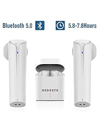 Auriculares inalámbricos True Wireless Bluetooth 5.0 auriculares inalámbricos TWS Bluetooth auriculares HI FI graves profundos auriculares de sonido con 24H tiempo de reproducción a prueba de sudor impermeable estéreo llamadas micrófono integrado