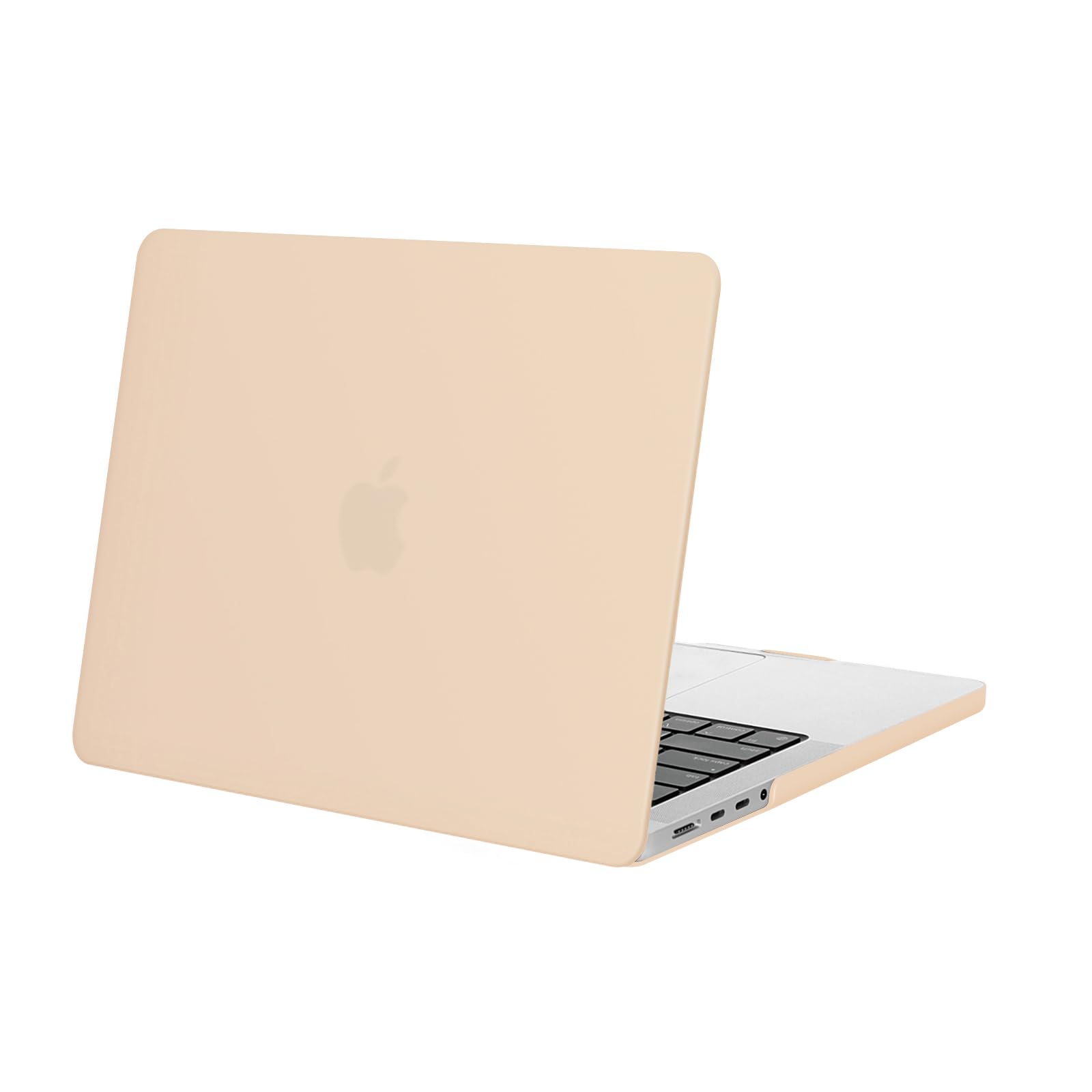 MOSISO Compatible with MacBook Pro 14 inch Case 2026 2025-2021 M5 M4 M3 M2 M1 A3434 A3112 A3185 A3401 A2918 A2992 A2779 A2442 Touch ID, Protective Plastic Hard Shell Cover, Apricot