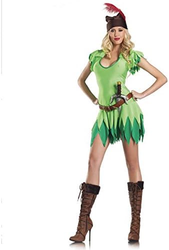 Amazon ノーブランド品 セクシー ロビン フッド ピーター パン ハロウィン 大人 コスチューム パーティー イベント ロビンフッド ピーターパン S M 約152 168cm 約62kg迄 並行輸入品 コスプレ 仮装 通販