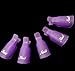 10PC Plastic Acrylic Nail Art Soak Off Cap Clip UV Gel Polish Remover Wrap Tool