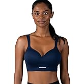 New Balance Women's Sports Bra with Molded Cups, High Impact Athletic Workout Set, Crisscross Strap, Seamless Bra for Women,