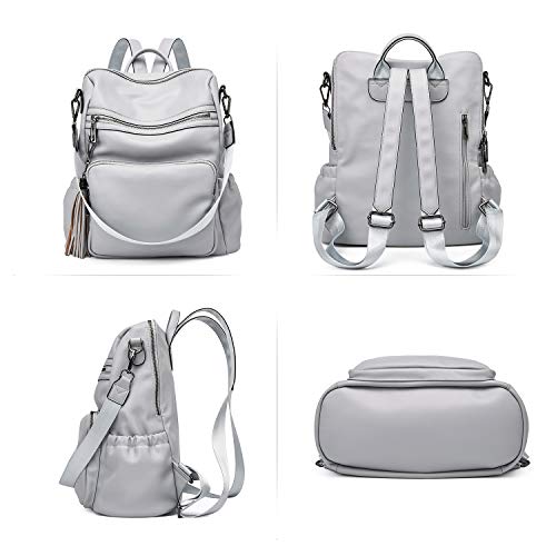 CLUCI Backpack Purse For Women Fashion Leather Designer Travel Large